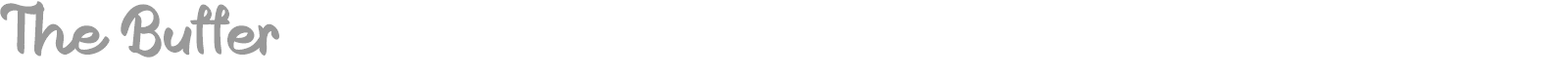 The Butter font preview